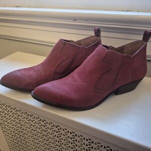 Lucky Brand Women's Pink Ankle Booties